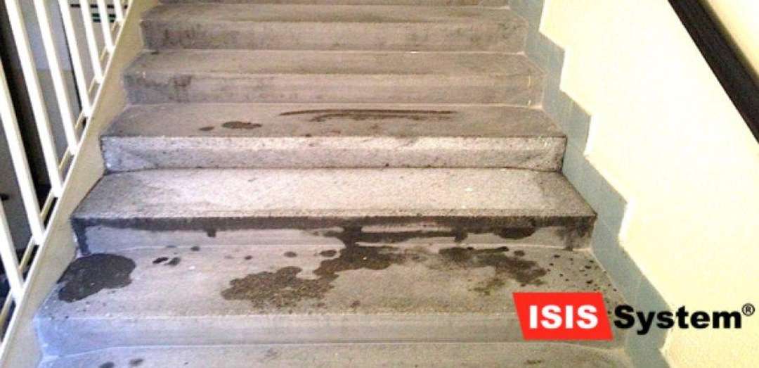 Renovace a čištění žulových schodů